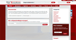 Desktop Screenshot of bouwmaterialen.beusekom.nl